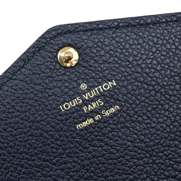 LOUIS VUITTON Portefeuille Sarah Wallet Monogram Empreinte Blue 35EE082 - Picture 6 of 16